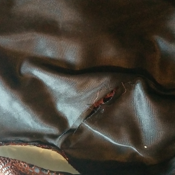 Vintage Carole Little Sleeveless Maxi Animal Print Textured 14 - Picture 7 of 16